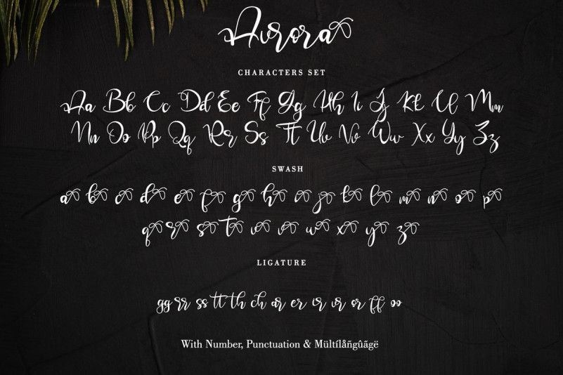 Download Aurora Calligraphy Font OTF, TTF