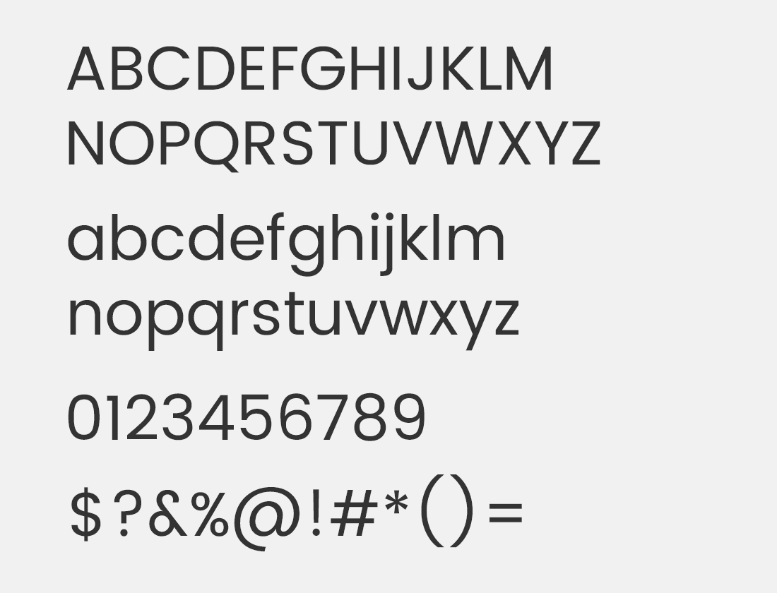 popular sans serif typeface