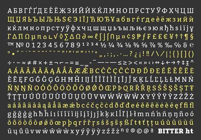 Download Bitter Font Otf Ttf