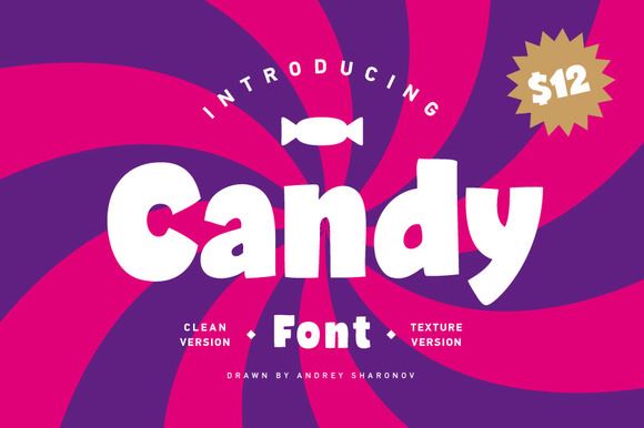 Candy fonts