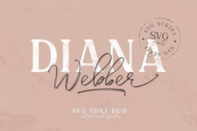 Download Diana Webber Svg Font Otf Ttf