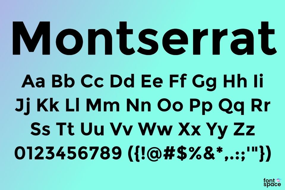 montserrat font free download mac