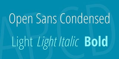 Open Sans Condensed Family font: Open Sans Condensed Family font là sự lựa chọn hoàn hảo cho các thiết kế hiện đại. Điều hữu ích khi sử dụng Open Sans Condensed Family font là khả năng tương thích cao và kiểu dáng đơn giản, tinh tế. Khám phá ngay những ảnh liên quan để tạo ra những thiết kế độc đáo và thu hút.