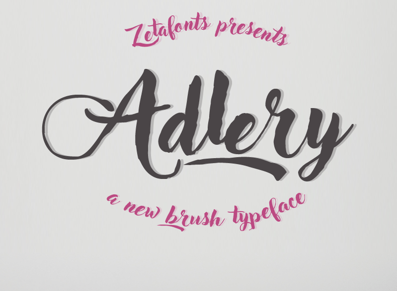 Tải xuống Adlery Brush Font OTF, TTF