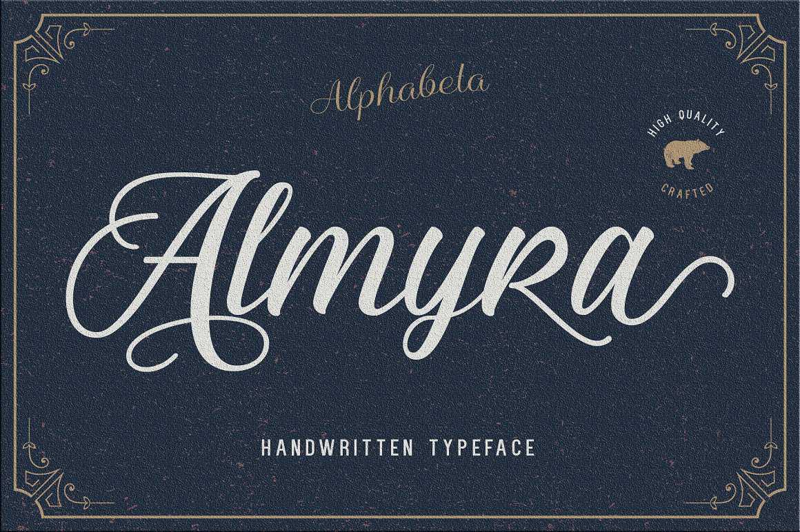 Download Almyra Script Font OTF, TTF