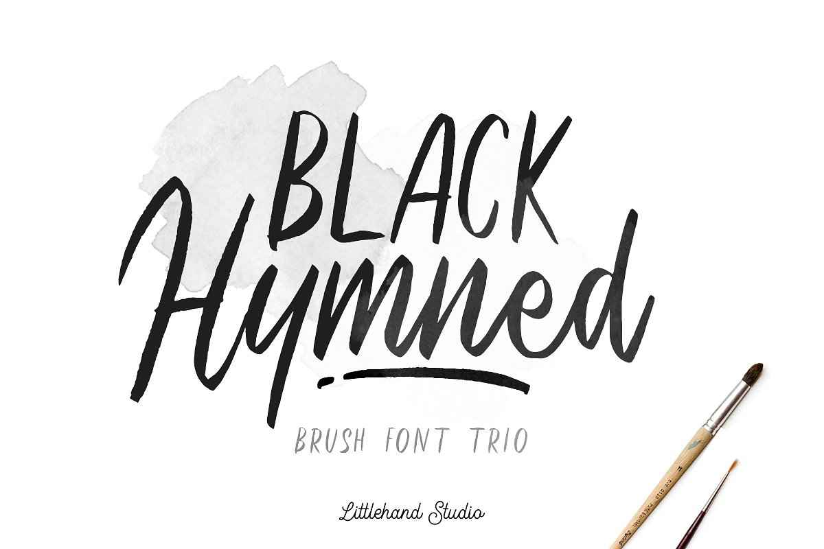 Téléchargez Black Hymned Script Download Font OTF, TTF