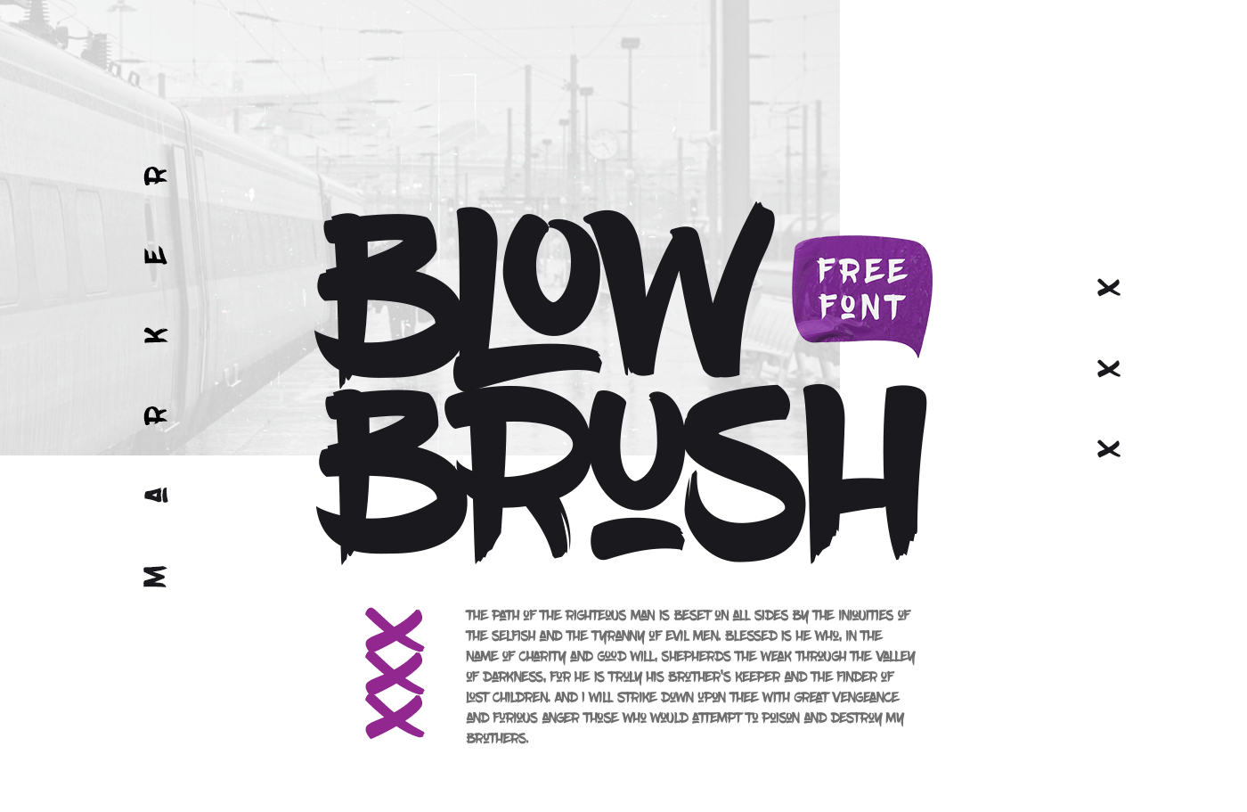 تحميل BlowBrush Font OTF, TTF