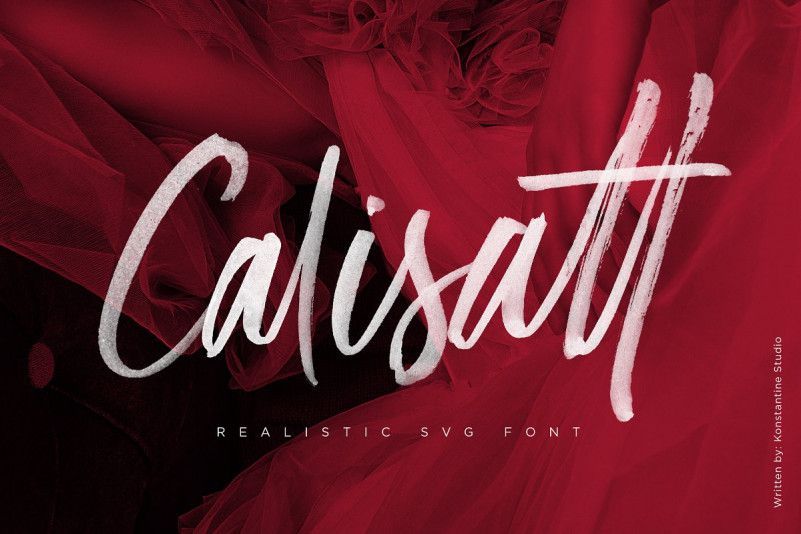 Download Download Calisatt Brush Svg Font Otf Ttf SVG, PNG, EPS, DXF File