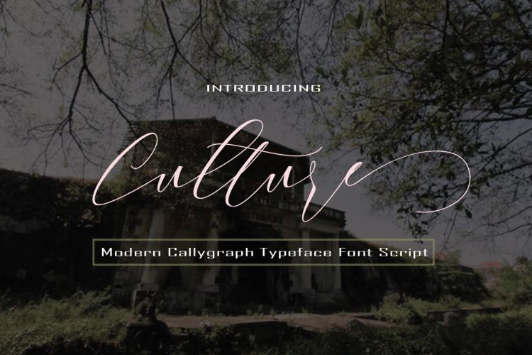 Download Culture Script Font Otf Ttf