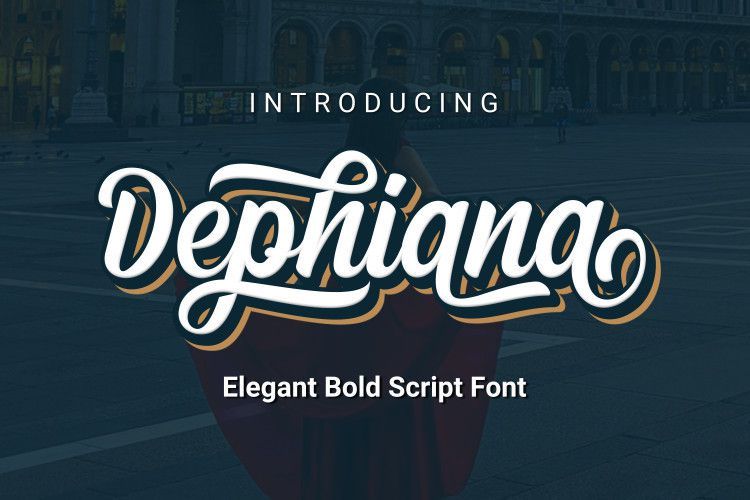 Download Dephiana Bold Script Font OTF, TTF