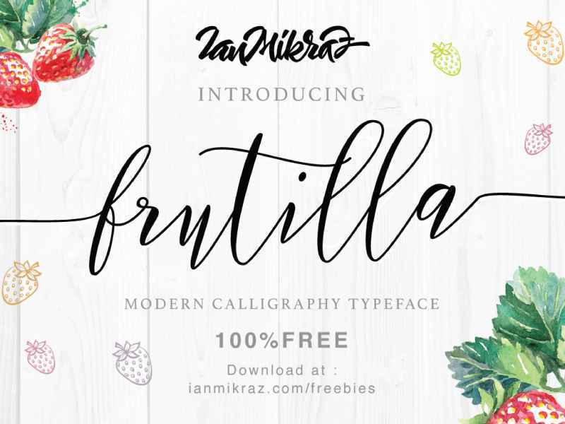 Download Frutilla Script Download Font Otf Ttf