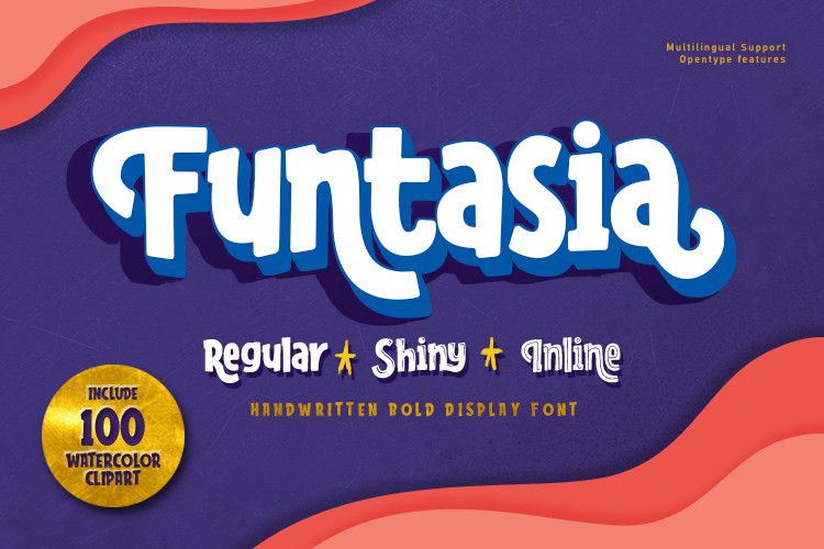 Download Download Funtasia Display Font Otf Ttf PSD Mockup Templates