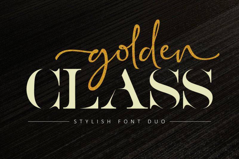 Descargar Golden Class Script Font OTF, TTF