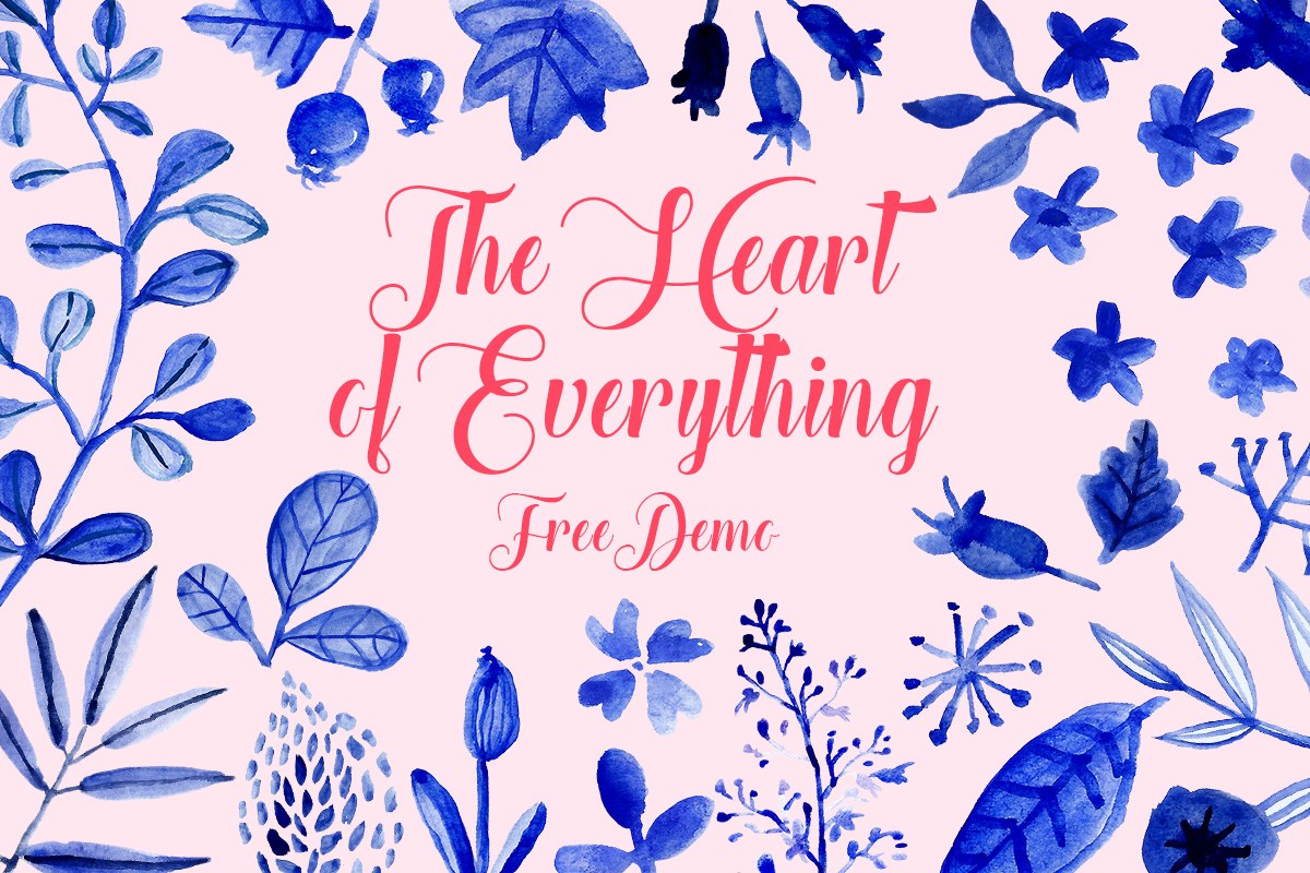 Download Heart of Everything Font OTF, TTF