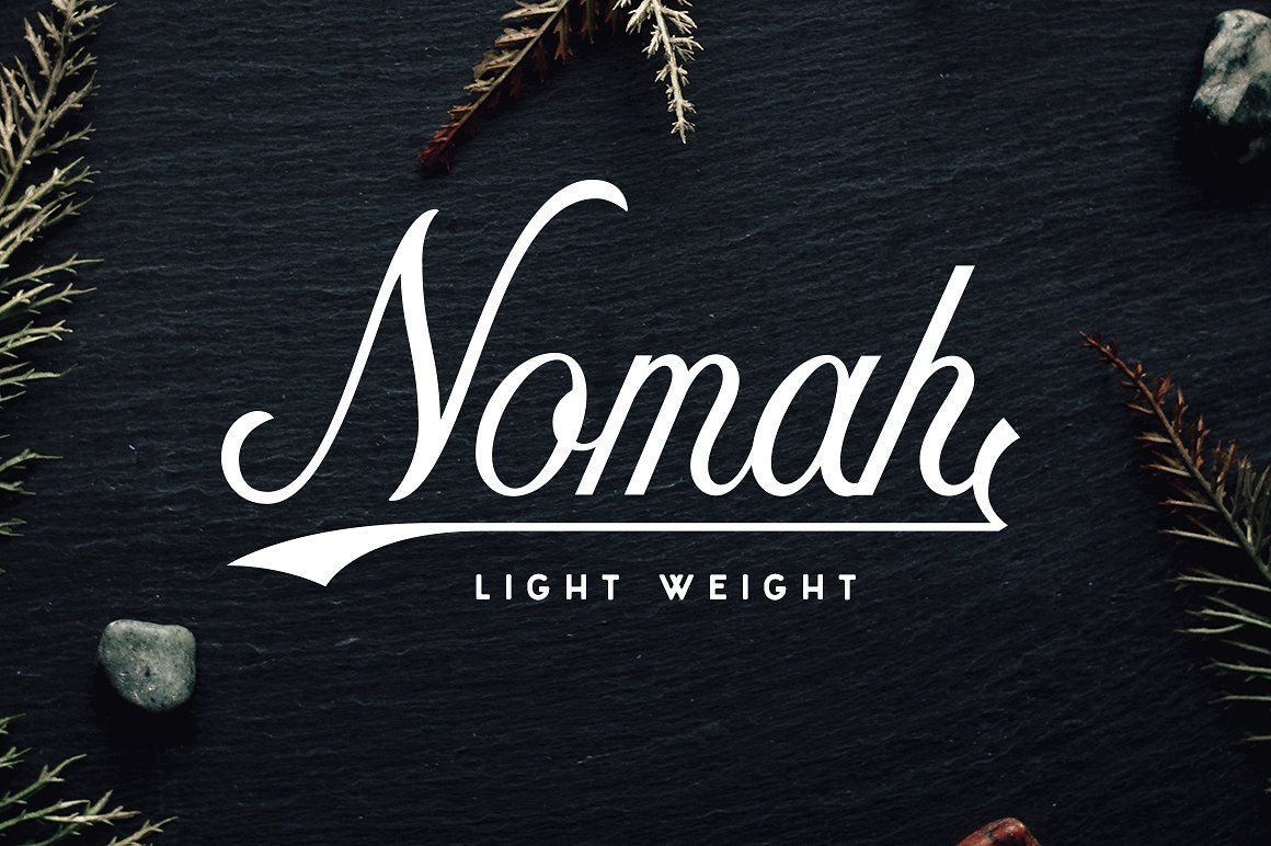 download-nomah-light-script-font-otf-ttf