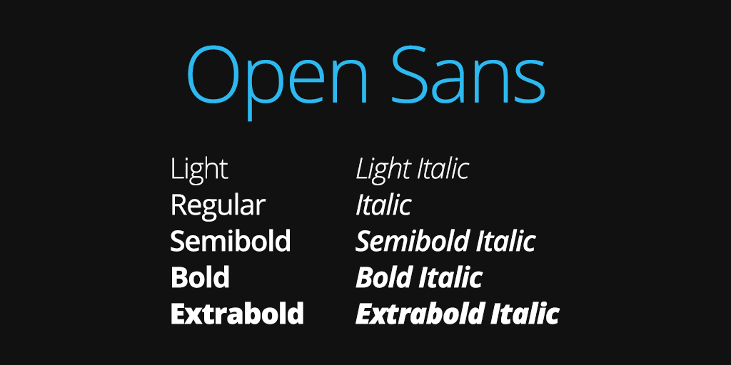 android open sans font download