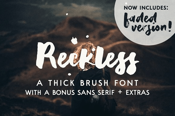 Download Reckless Brush Font OTF, TTF