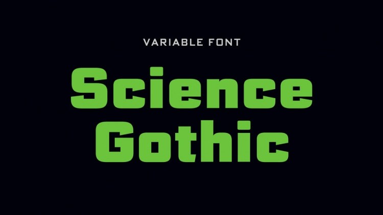 best font science logo