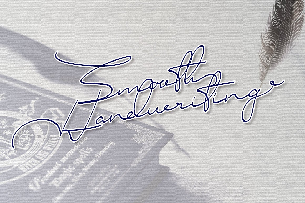 Download Smooth Signature Font