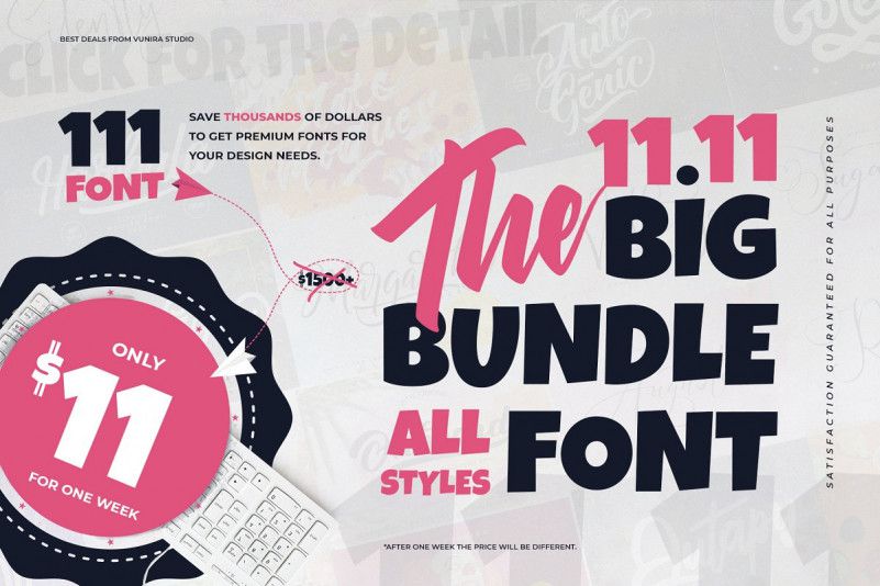 Download Download The 11 11 Bundle Font Otf Ttf